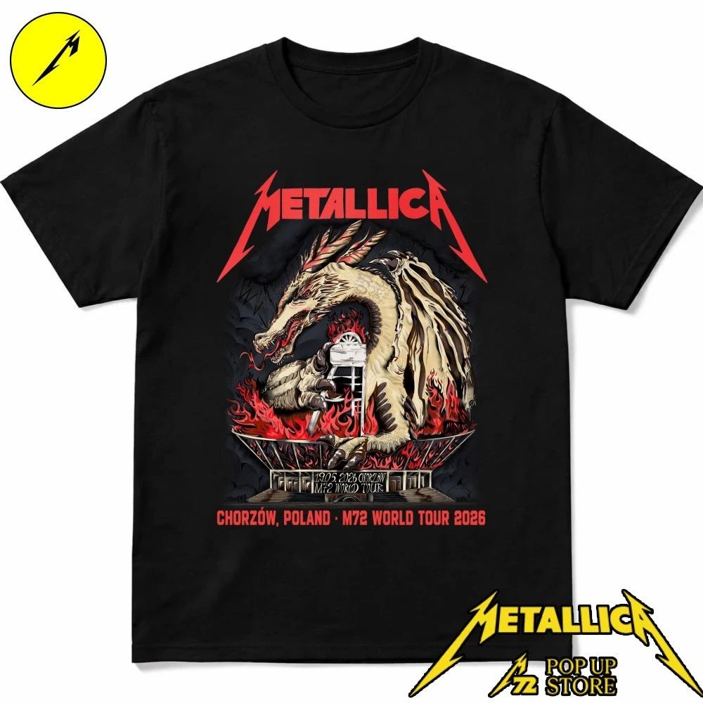 Metallica M72 Chorzów, Poland limited-edition May 19, 2026 M72 World Tour Shirt
