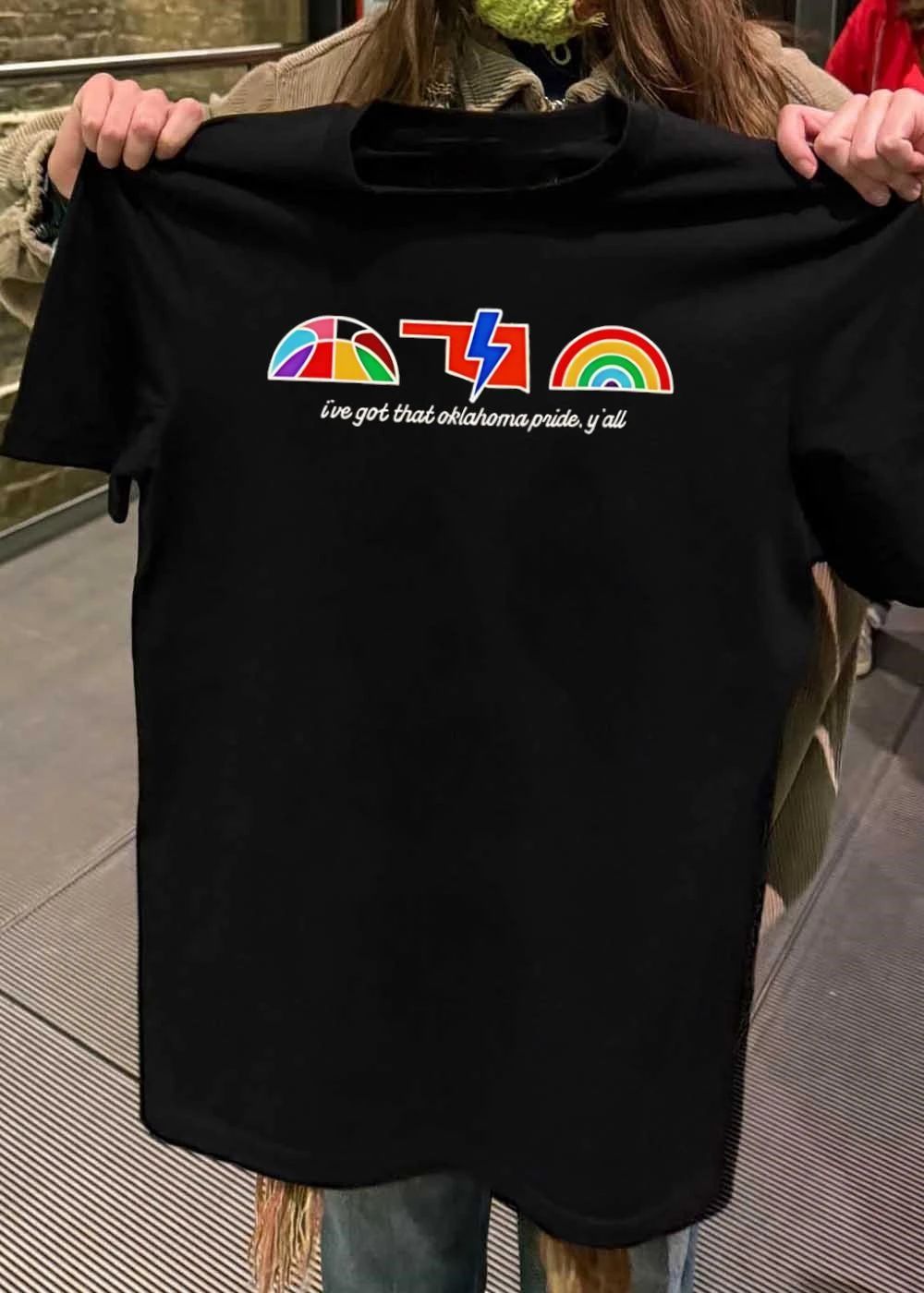 Oklahoma Pride Basketball Thunder Rainbow I’ve Got That Oklahoma Pride Y’all T-Shirt
