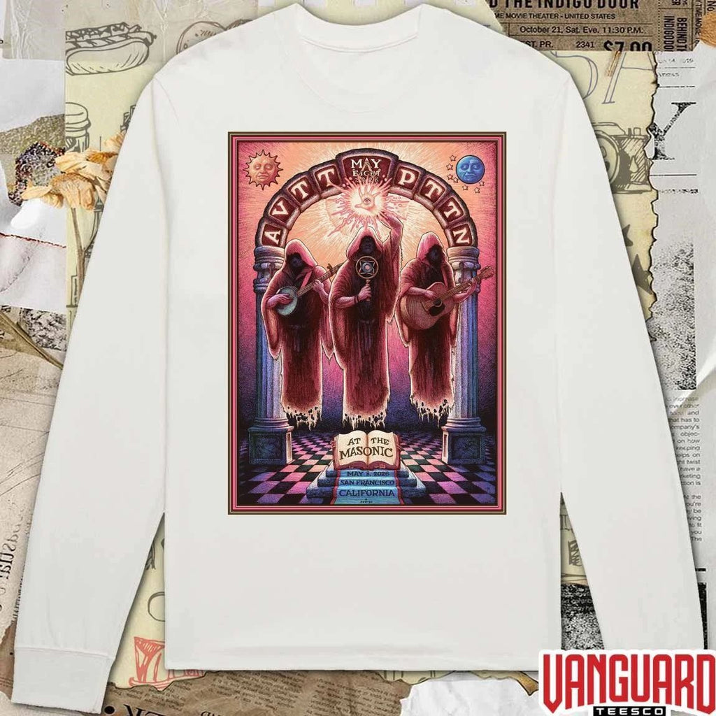 The Avett Brothers SF Masonic Auditorium Show On May 8 2026 Poster t-shirt