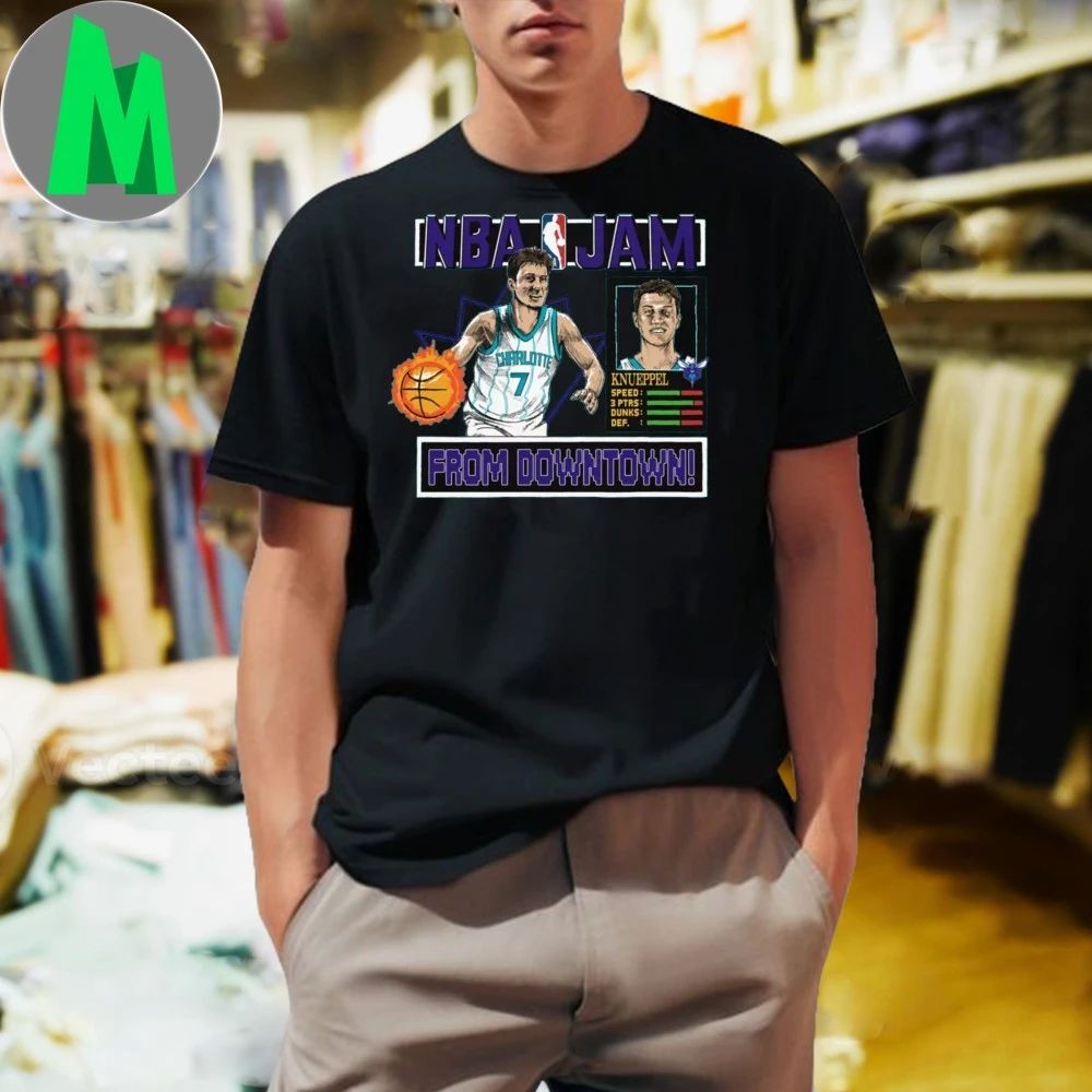Charlotte Hornets Kon Knueppel #7 NBA Jam Shirt