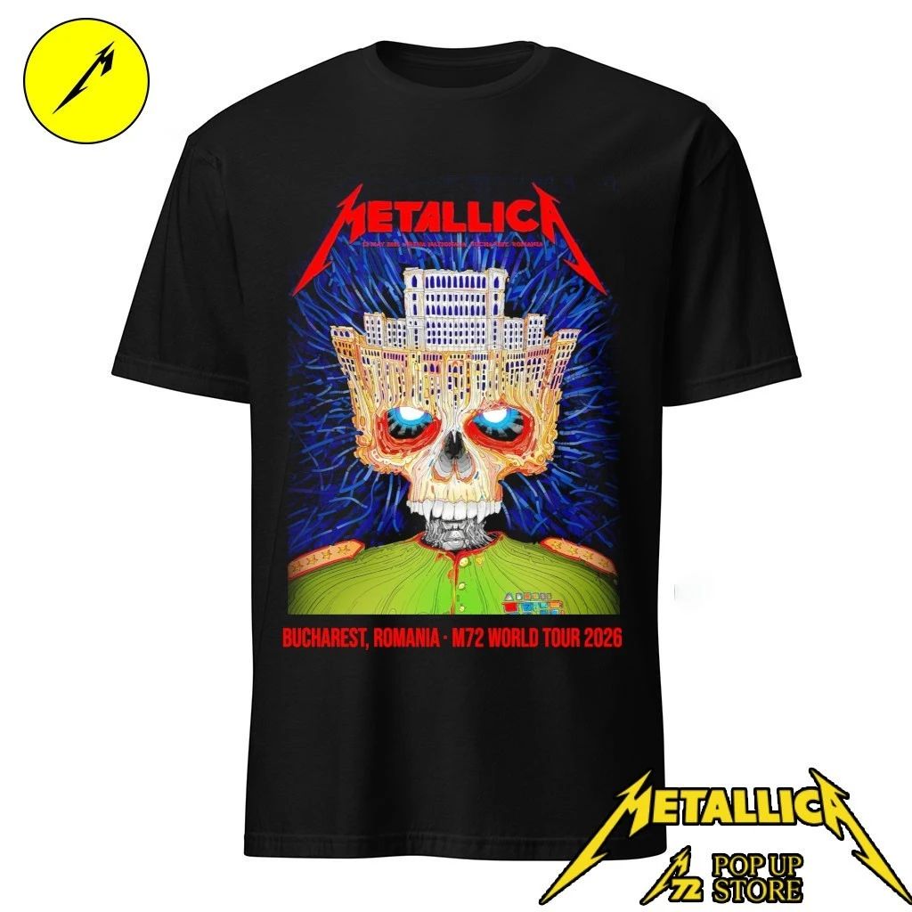 Metallica M72 Bucharest RO On May 13 2026 Skull Palace Shirt