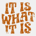 It Is What It Is Retro Graphic