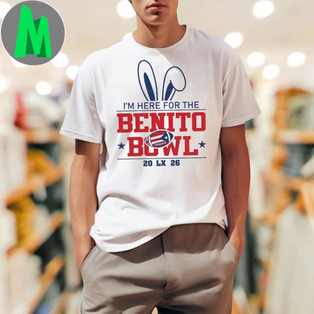 I’m here for the benito bowl logo shirt