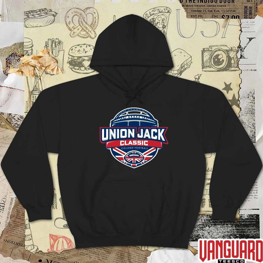 Union Jack Classic NCAA Division I College Football Event United Kingdom Logo t-shirt