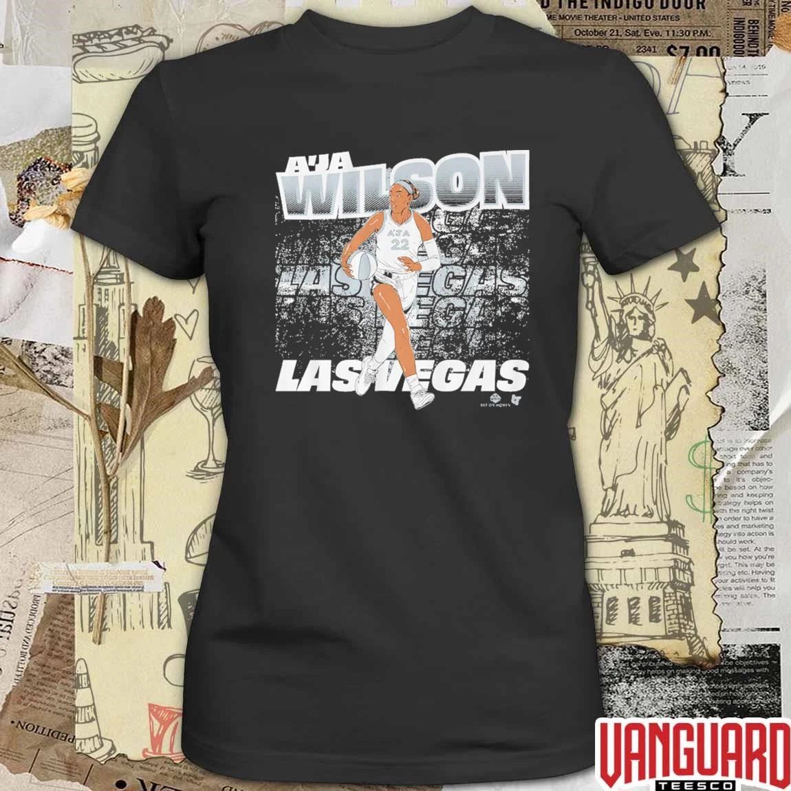 A’ja Wilson Street Ball Las Vegas Aces 2026 WNBA t-shirt