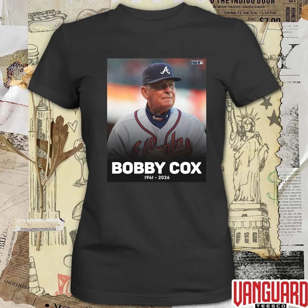 Bobby Cox 1941 – 2026 MLB on FOX t-shirt