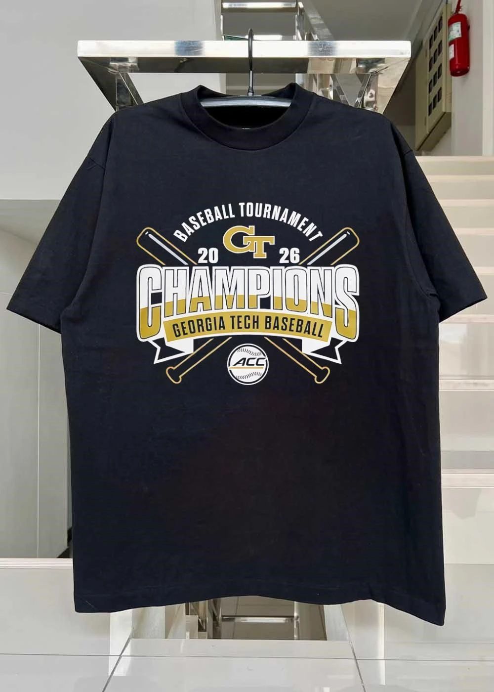 Georgia Tech Baseball Tournament Champions 2026 ACC Shirt