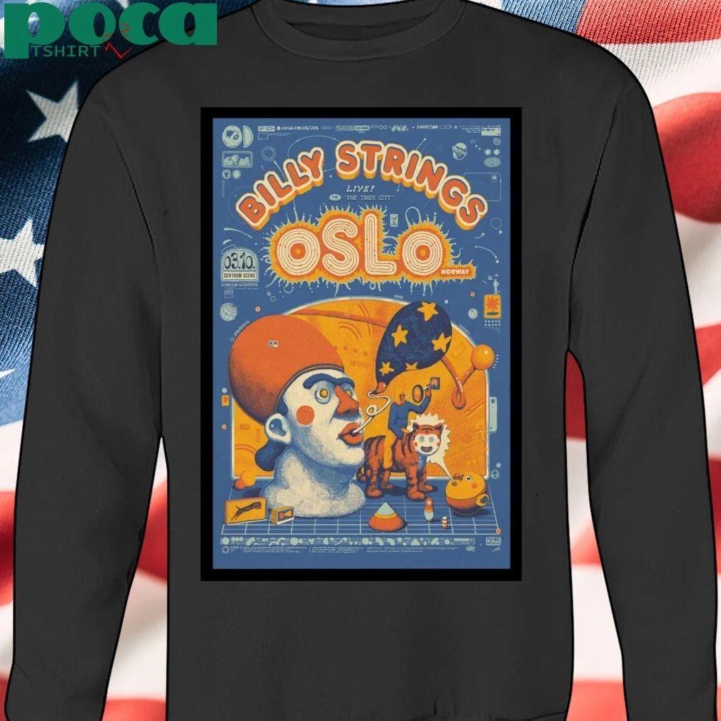 10.03.2025 Oslo, Norway Billy Strings Poster Shirt