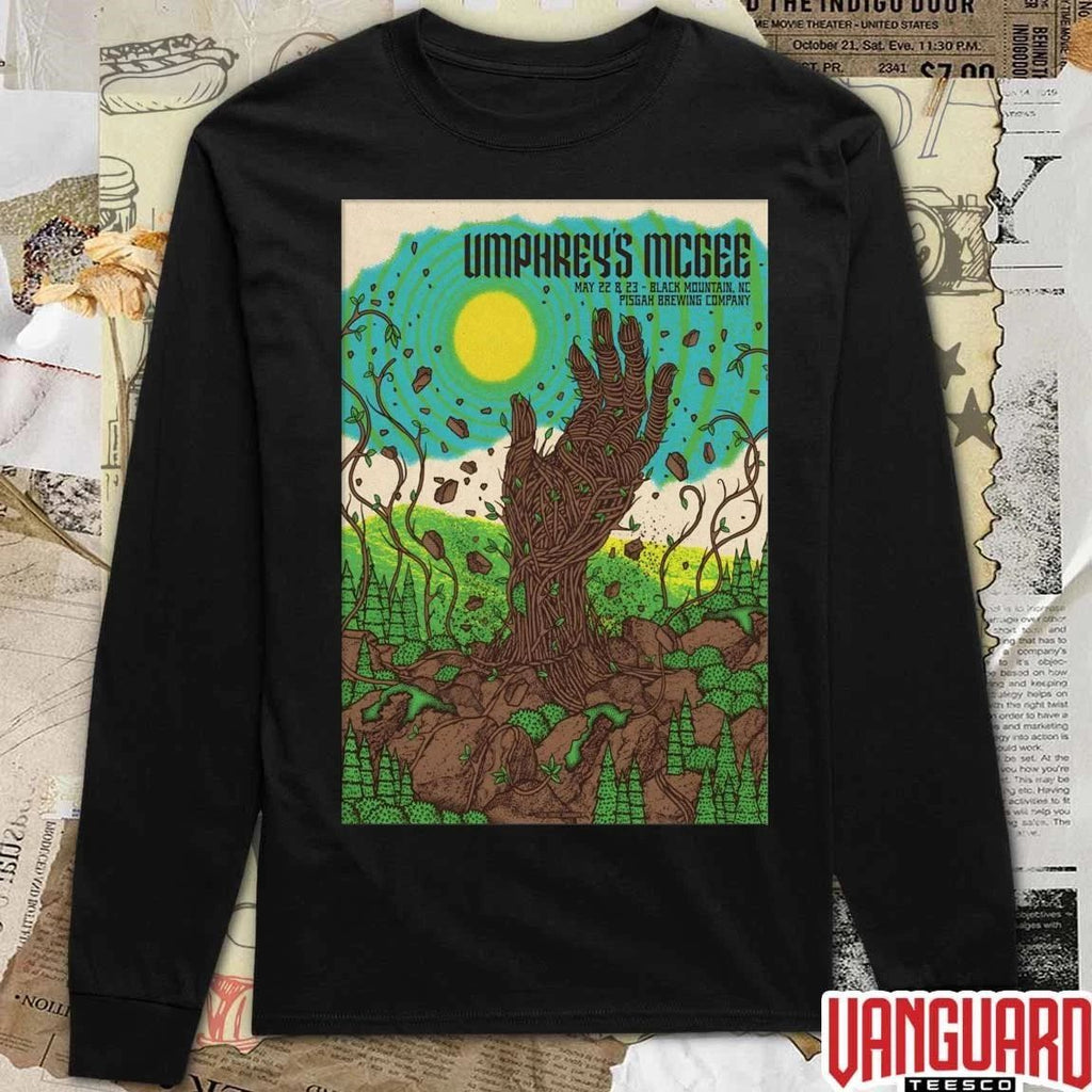Umphrey’s McGee In Black Mountain NC Pisgah Brewing Company On May 22-23 2026 Event Poster t-shirt