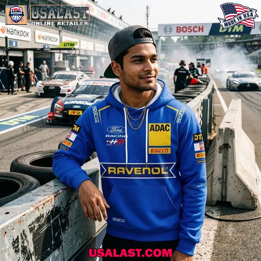 Arjun Maini HRT Ford Racing 3D Apparel 2026 Hoodie Jersey