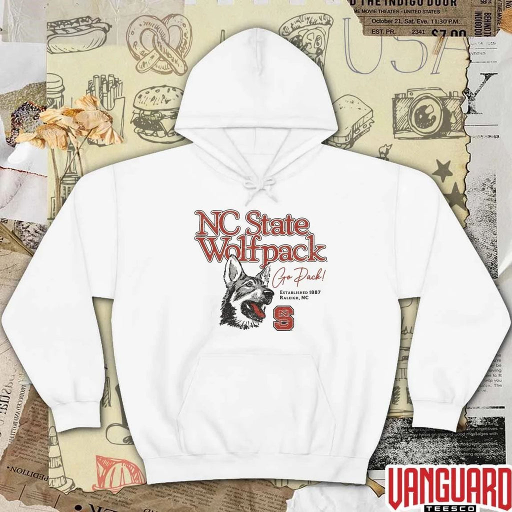 NC State Wolfpack Go Pack Raleigh NC Distressed Wolfpack t-shirt