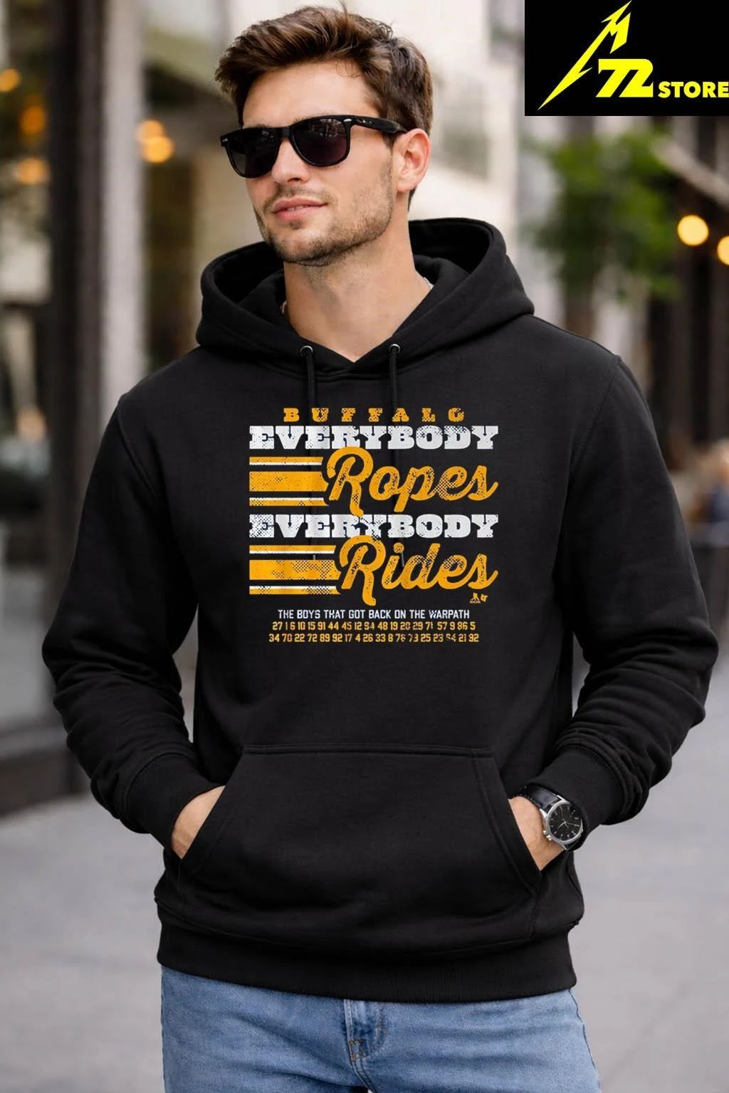 Buffalo Hockey Everybody Ropes Everybody Rides Shirt