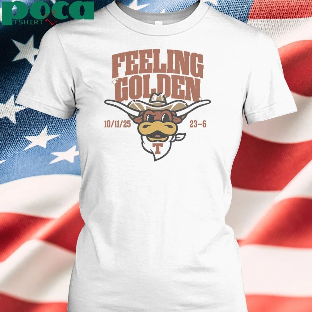 Texas Football Feeling Golden Shirt