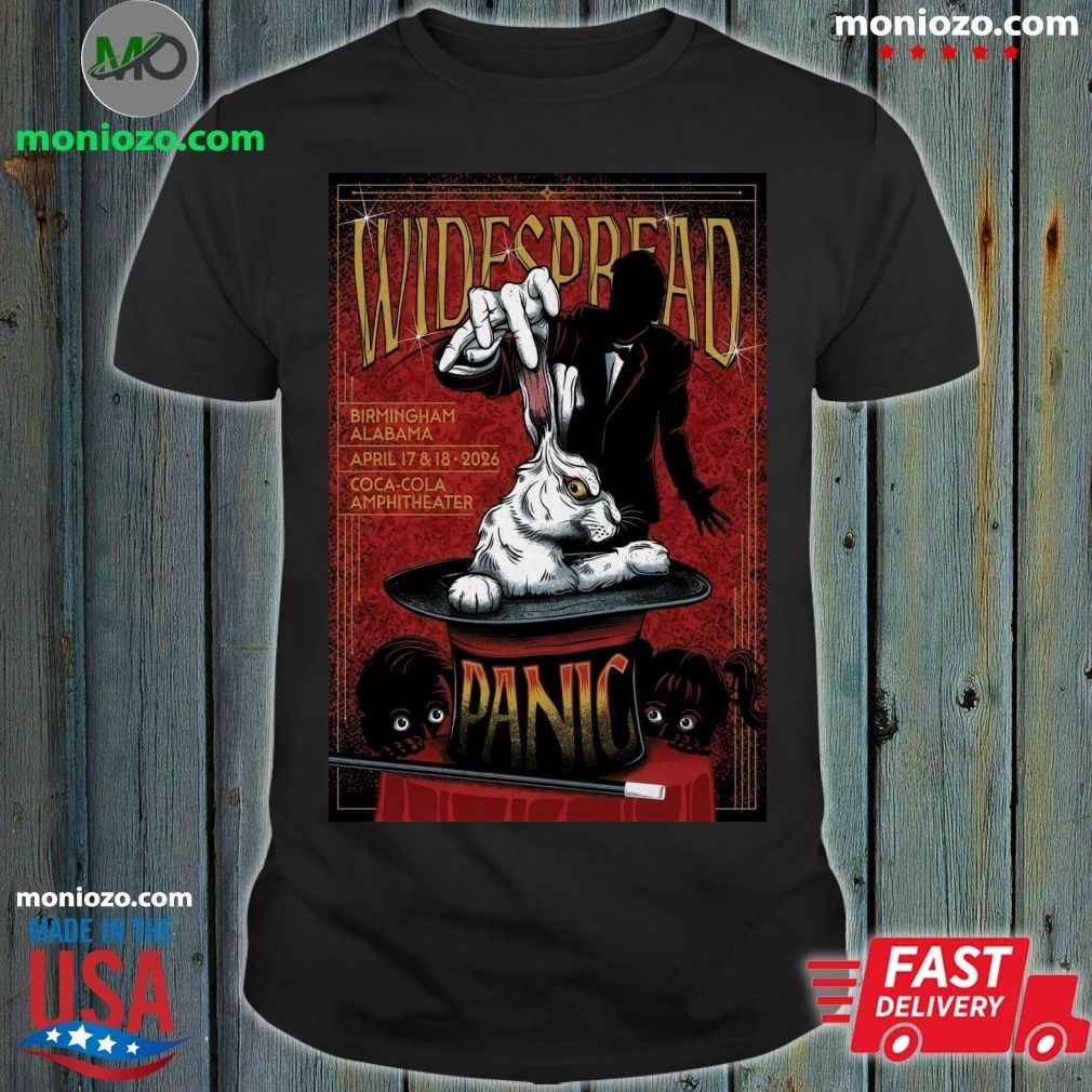 Widespread Panic Birmingham, AL 4 17-18 2026 Poster Shirt