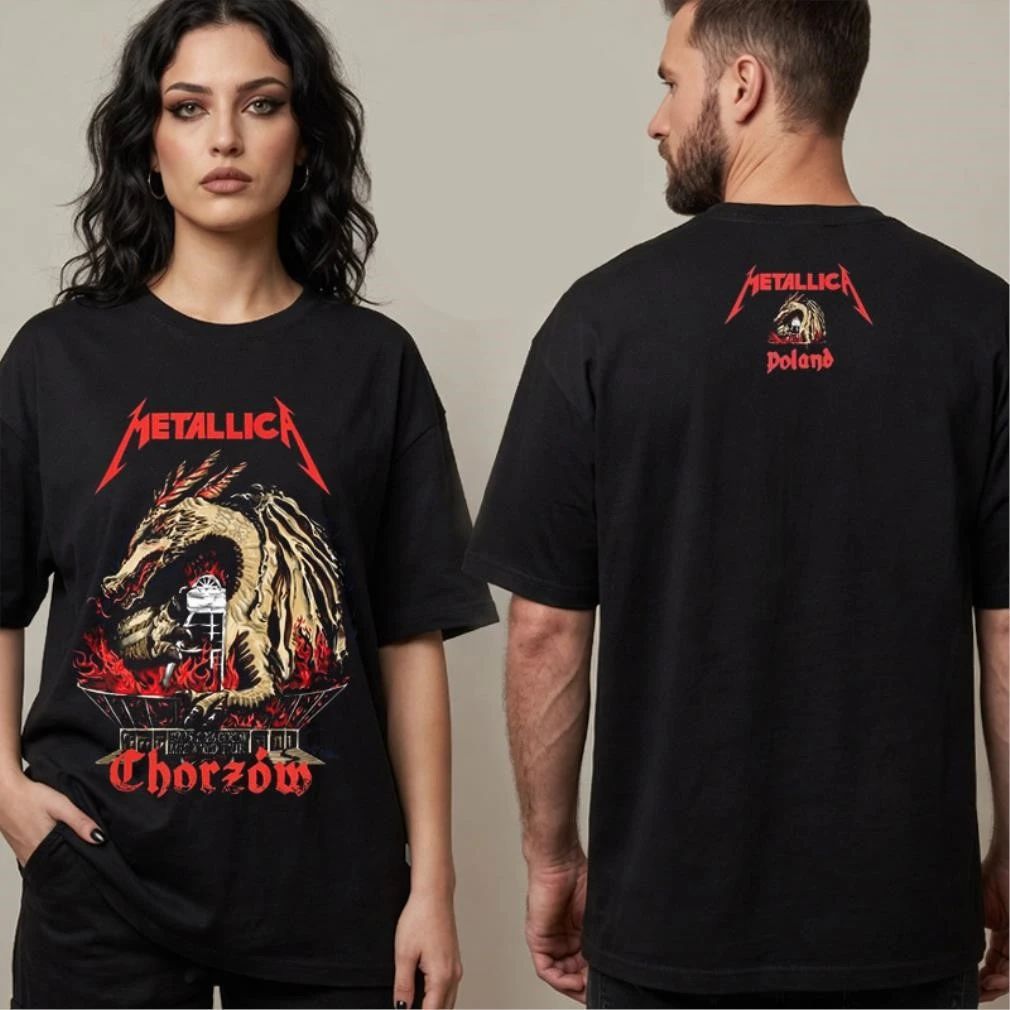 Metallica M72 Chorzow 2026 Exclusive Tee At Stadion Slaski On 19 May 2026 Poland M72 World Tour 2026 Shirt