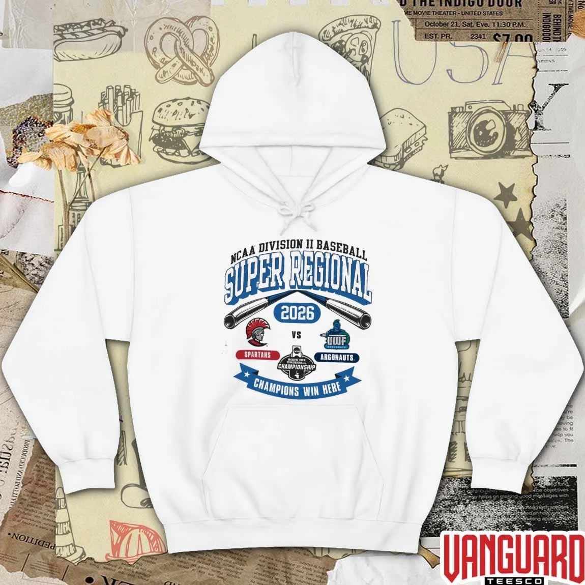 2026 NCAA Division II Baseball Super Regional West Florida Champion Spartans Vs Argonauts Champions Win Here t-shirt