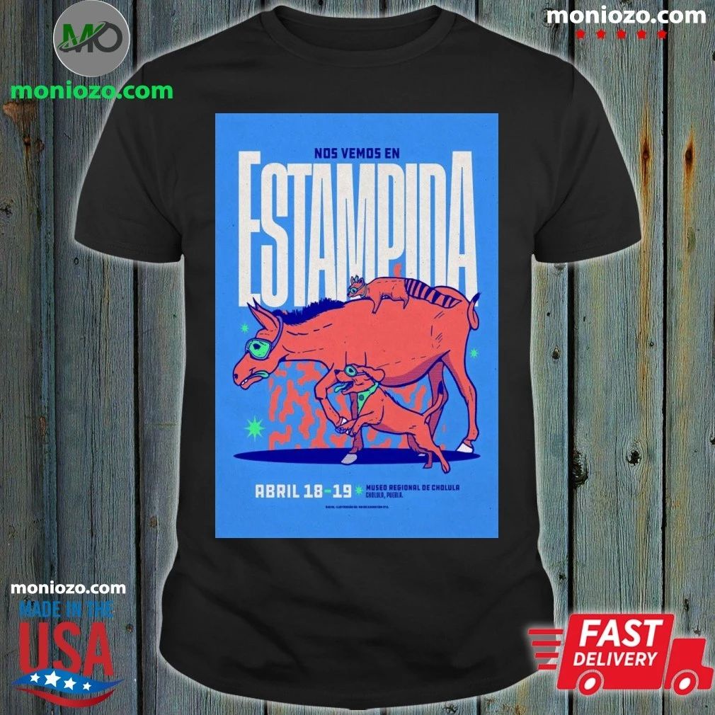 Original Nos vemos en el Festival Estampida Abril 18-19, 2026 Poster Shirt