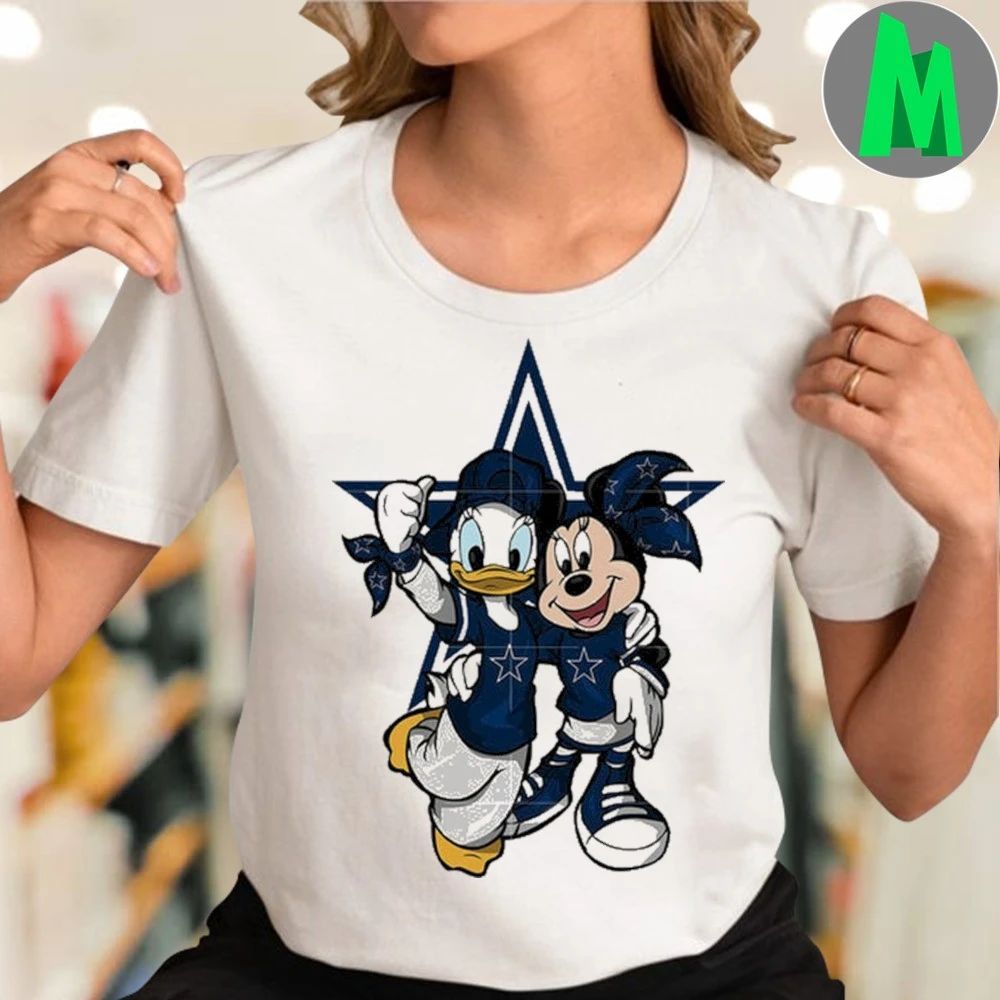 Daisy Minnie Dallas Cowboys Logo 2025 Shirt