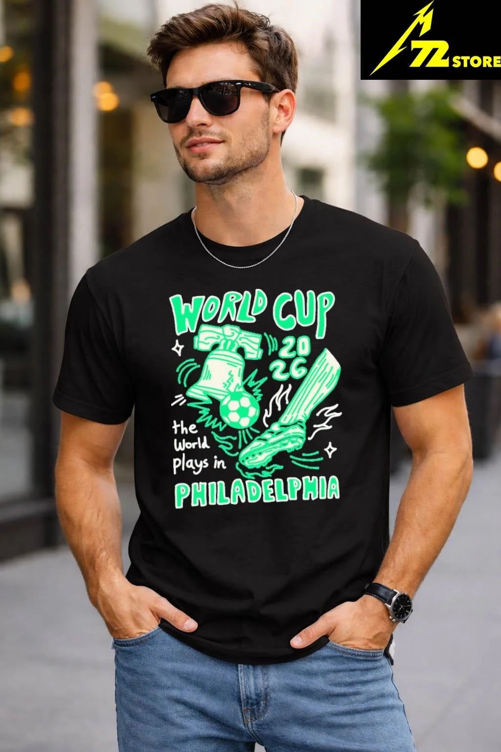 World Cup The World Plays In Philadelphia Shirt