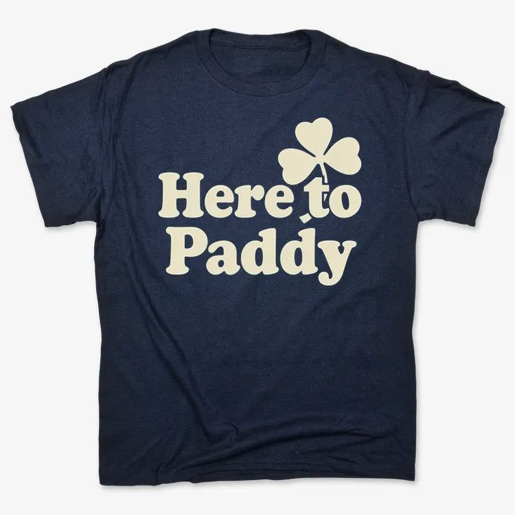 Here to Paddy St. Patrick's Day Shamrock Pun