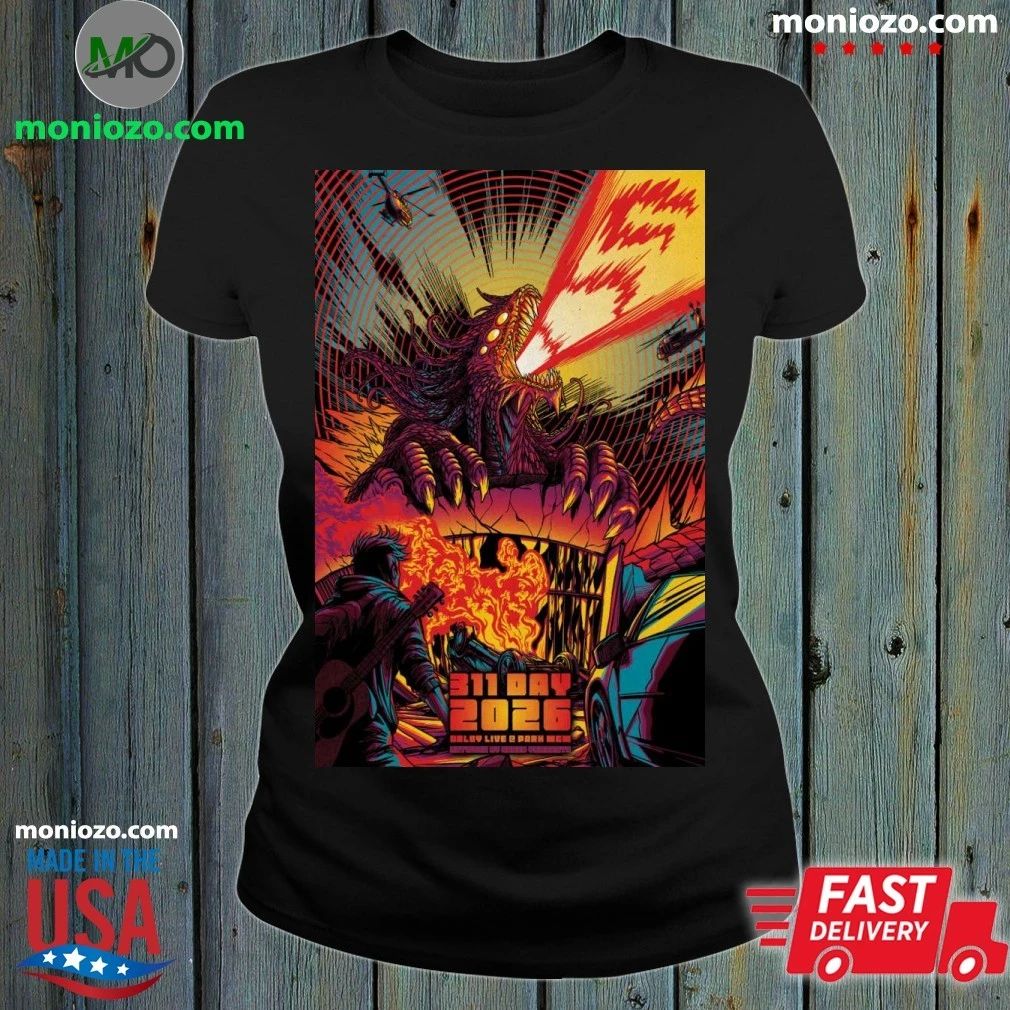 Original 311 Las Vegas NV Mar 8 2026 Tour Poster Shirt