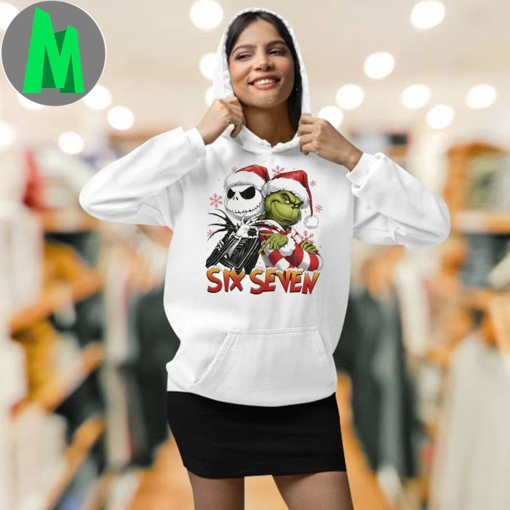 Jack skelington and grinch meme png, six seven meme
