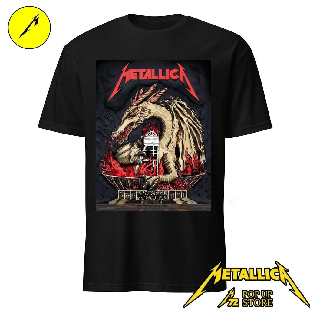 Metallica at Stadion Śląski in Chorzów, Poland, on May 19, 2026 The Silesian Dragon Shirt