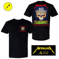 Metallica M72 Bucharest Poster Art Gojira and Knocked Loose By Revolver Dart Two Sided Shirt Arena Națională, Romania