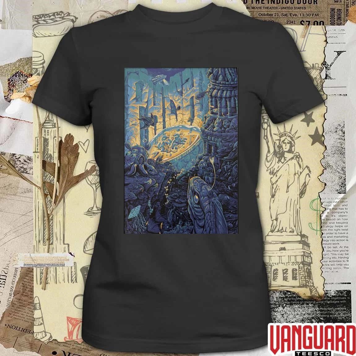 Phish April 23-25 2026 Las Vegas, NV Poster t-shirt