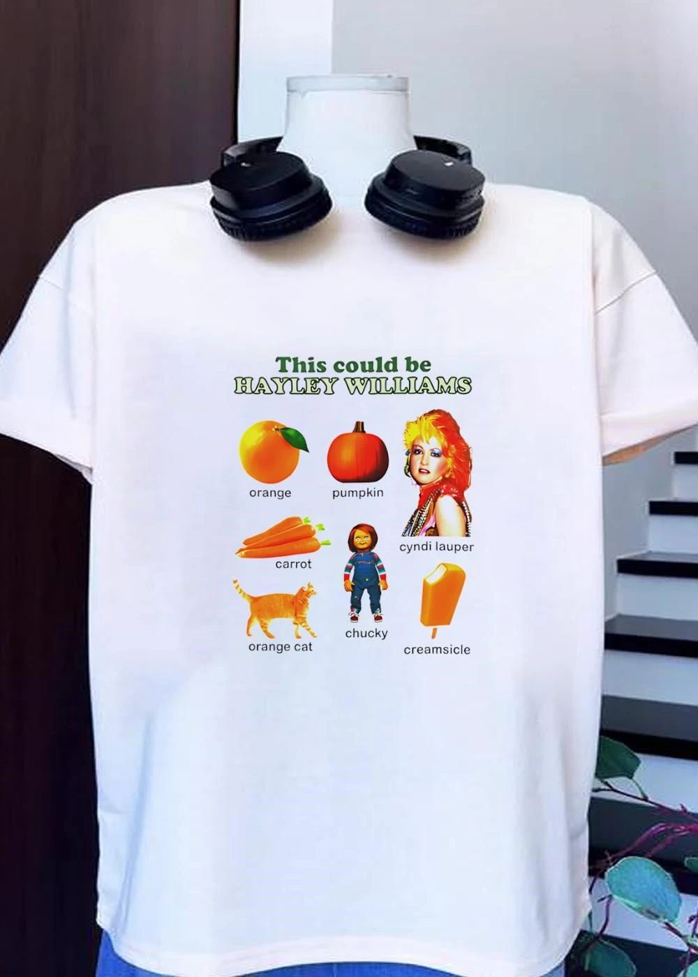 Hayley Williams This Could Be Orange Pumpkin Cyndi Lauper Carrot Chucky shirt