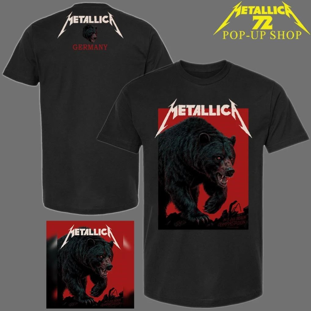 Metallica M72 Berlin Germany Mai 30, 2026 Art By Janta Island Pop-Up Shop T-Shirt
