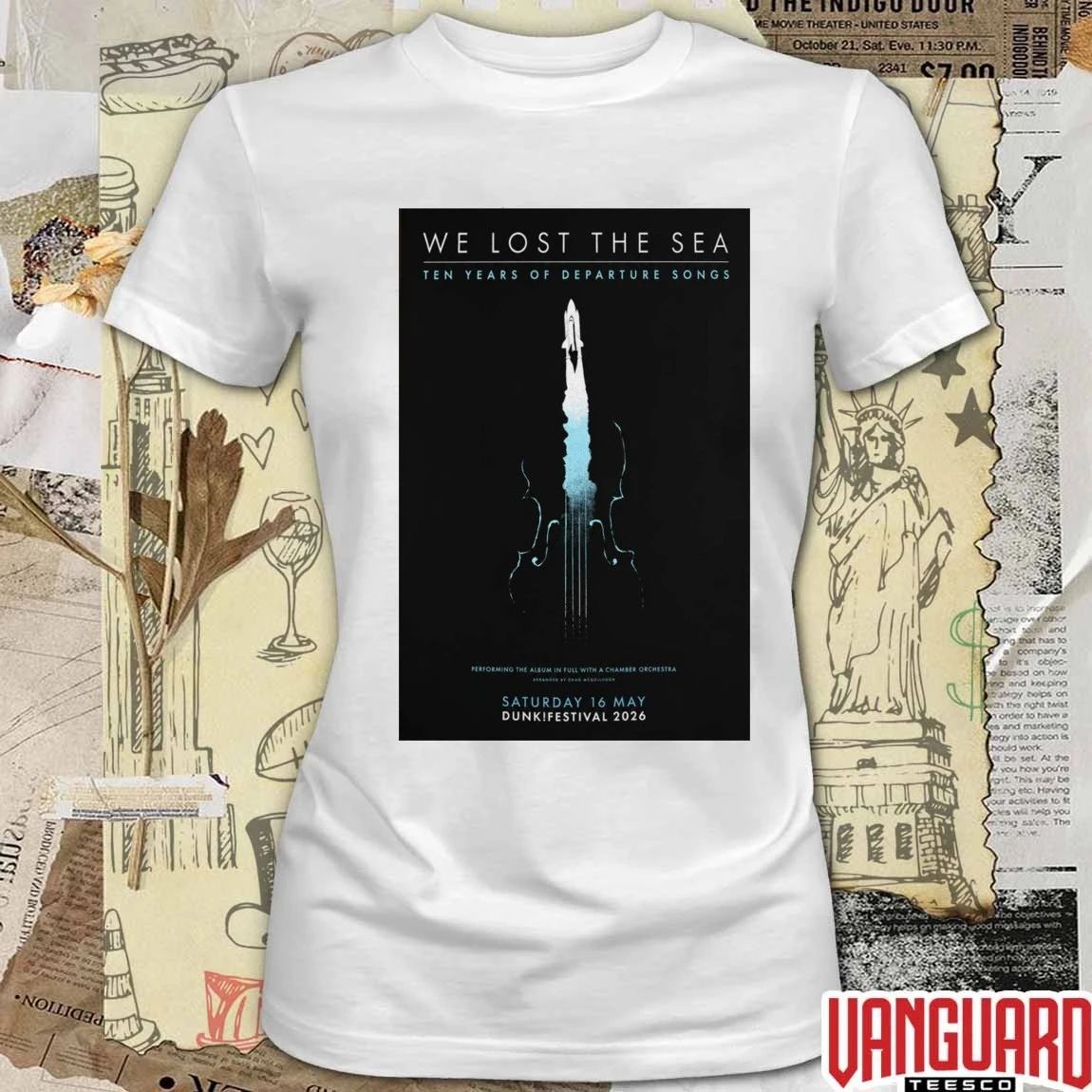 Dunk!festival Pop-Up Shop Poster 2026 We Lost The Sea Ten Years Of Departure Songs t-shirt