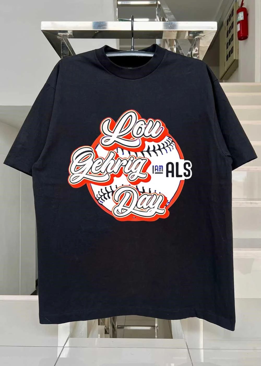 Lou Gehrig Day Als baseball shirt