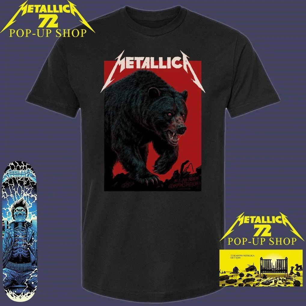 Metallica M72 Berlin Mai 30, 2026 Olympiastadion in Berlin, Germany Art By Janta Island Pop-Up Shop T-Shirt