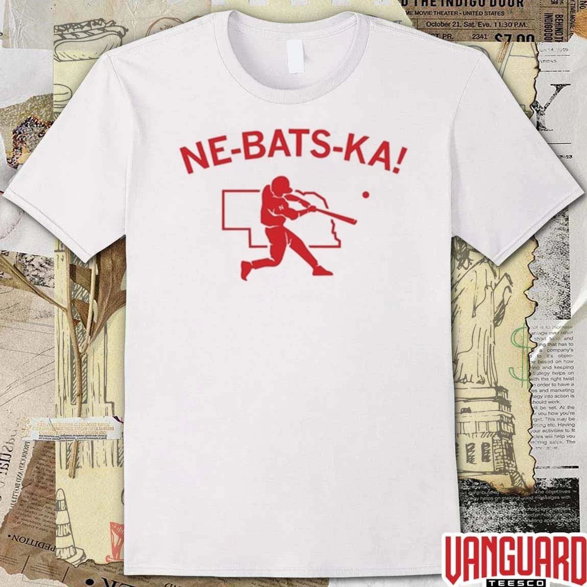 Ne-Bats-Ka Nebraska Cornhuskers Pop-Up Shop Baseball t-shirt