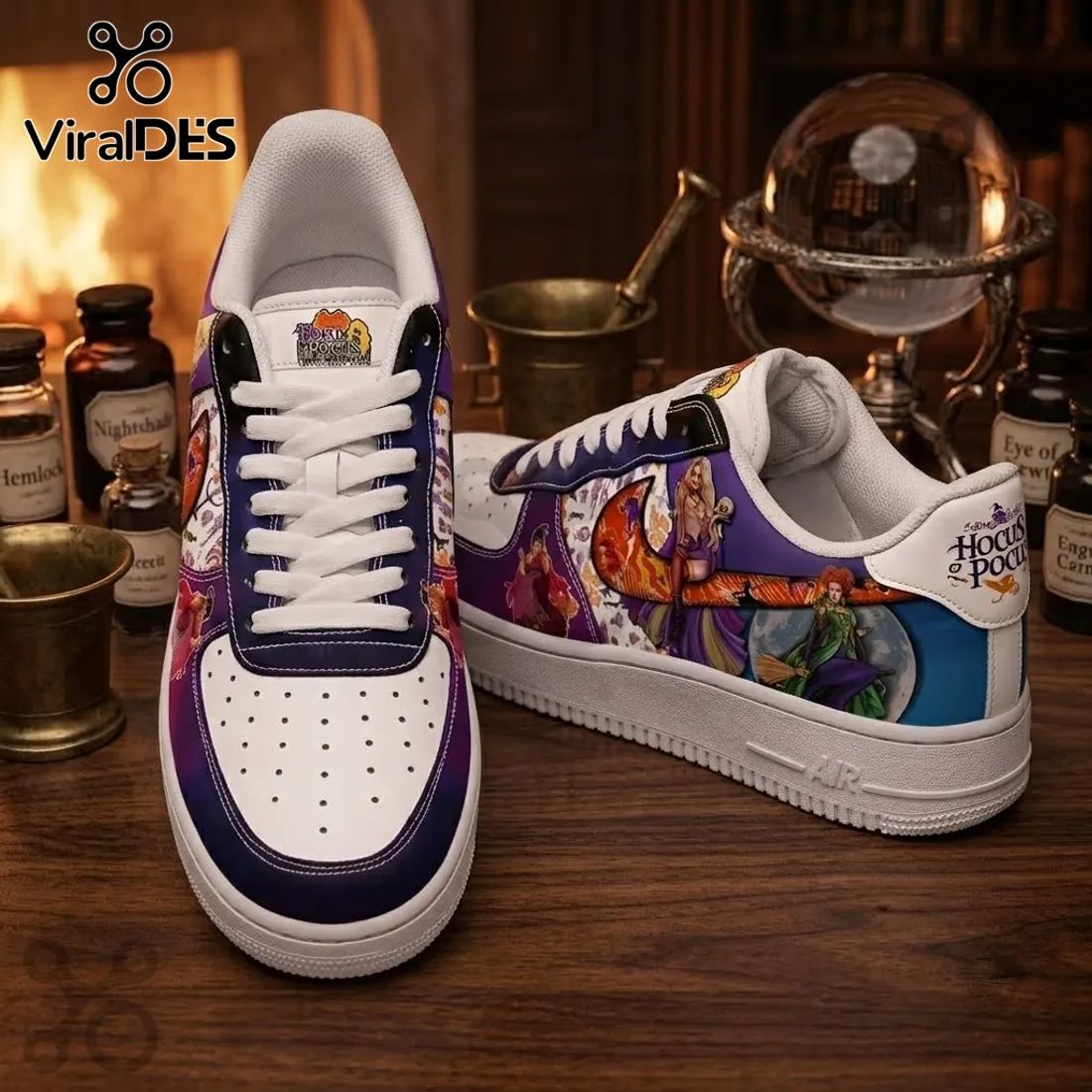 Hocus Pocus Sanderson Sisters Air Force 1 Sneakers