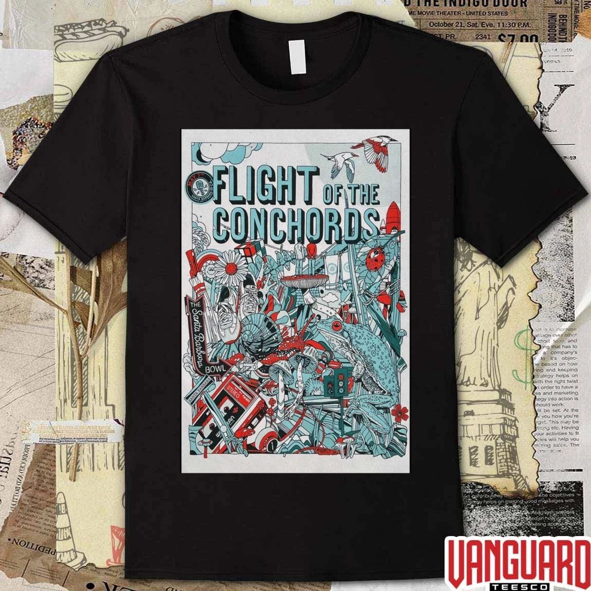 Flight Of The Conchords Santa Barbara Tour May 7 2026 Poster t-shirt