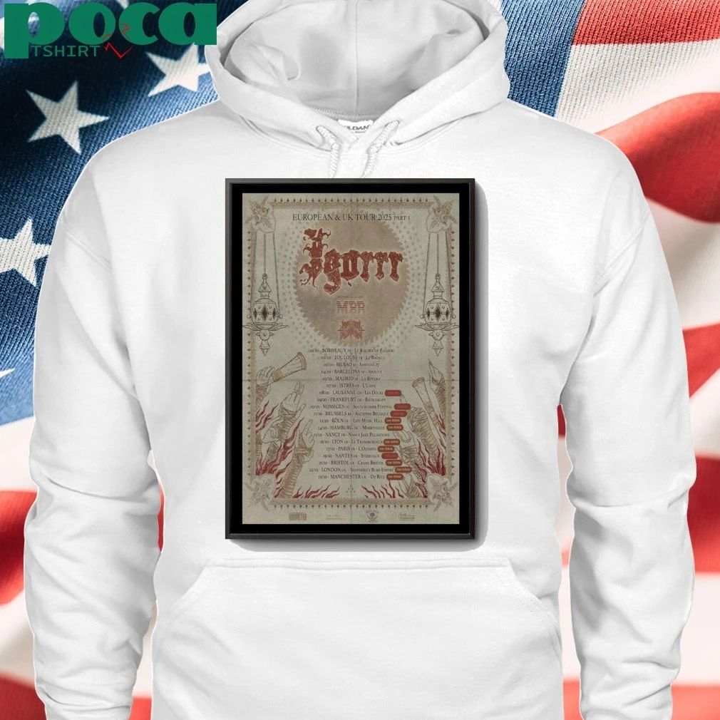 Igorrr European & UK Tour 2025 Poster shirt