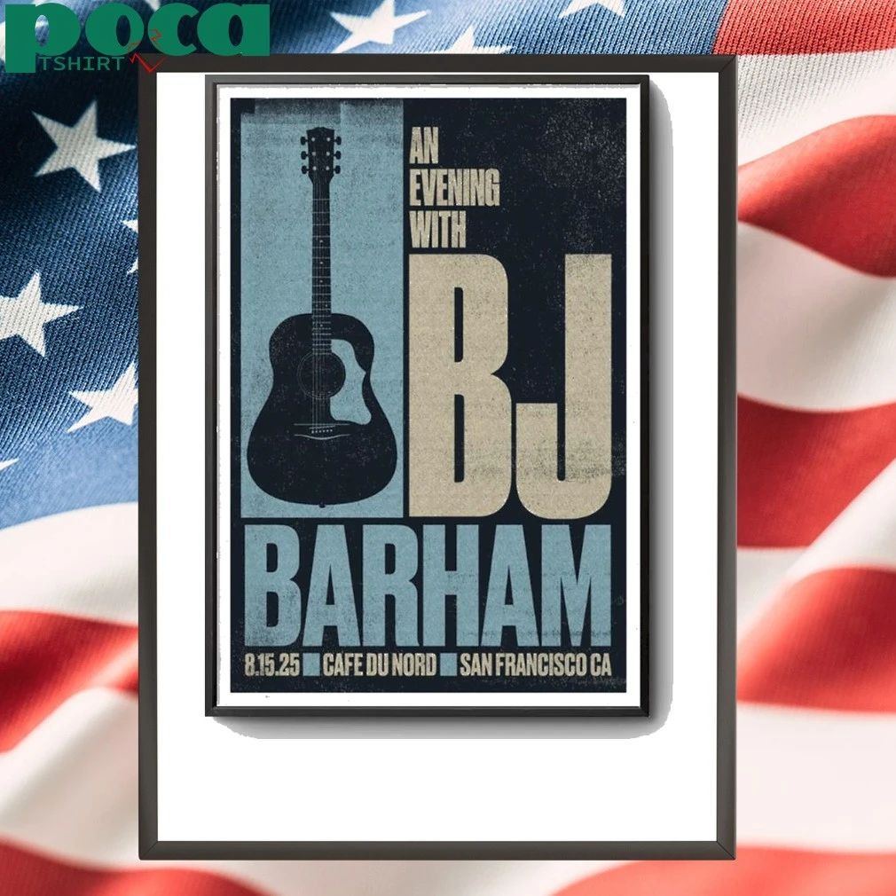 BJ Barham August 15 2025 Cafe du Nord San Francisco CA shirt