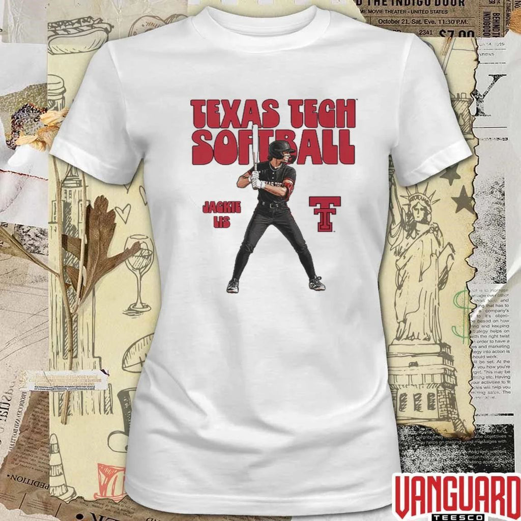 Jackie Lis Texas Tech Red Raiders Softball Illustrated t-shirt