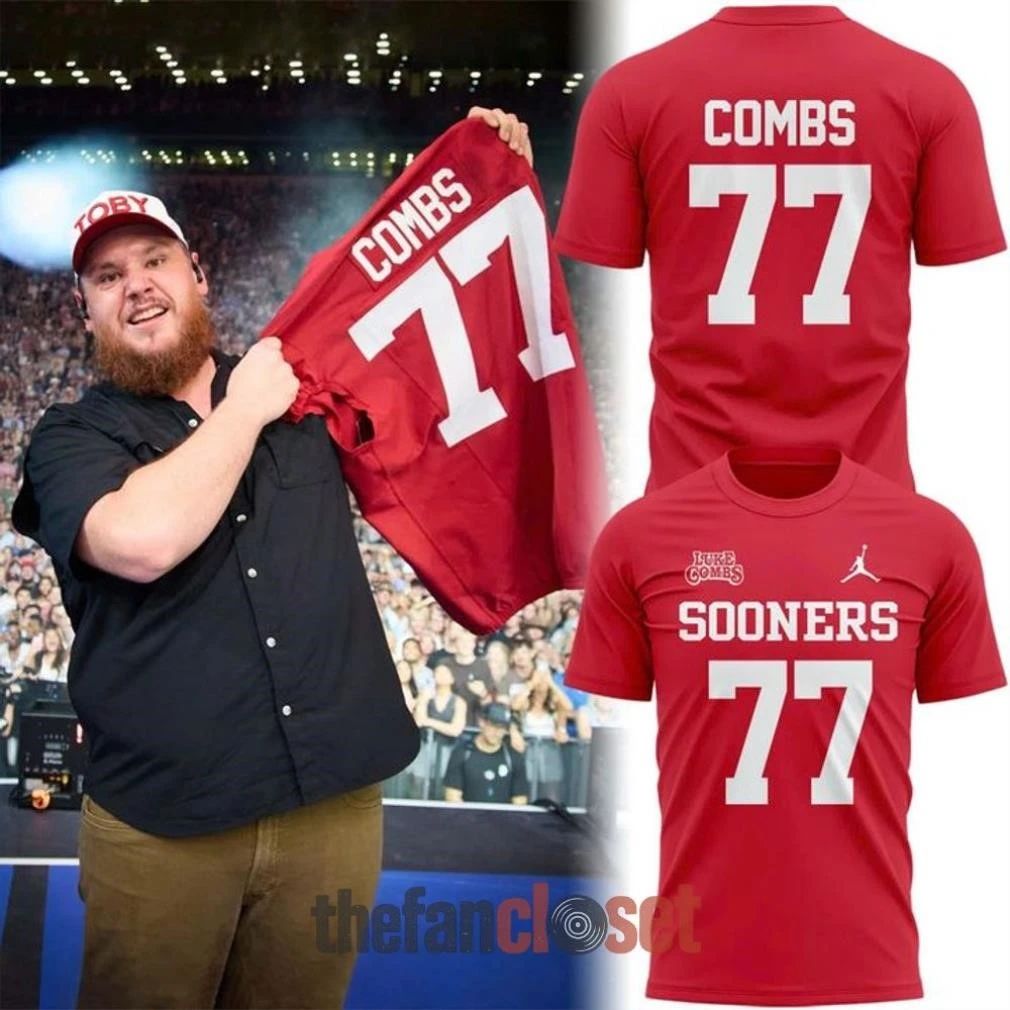 Oklahoma Sooners x Luke Combs 2026 Tour Shirt