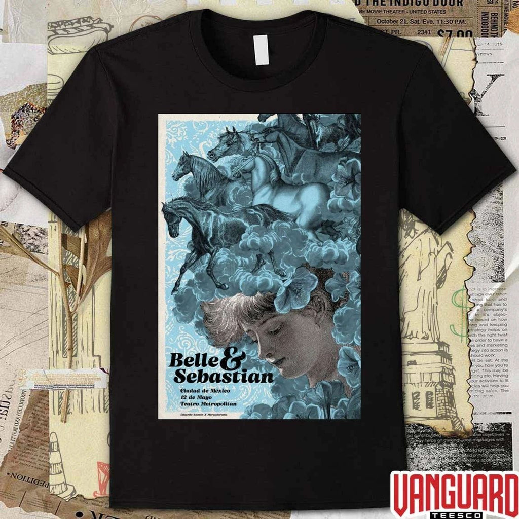 Belle and Sebastian Ciudad De México 12 de Mayo Teatro Metropólitan Poster t-shirt