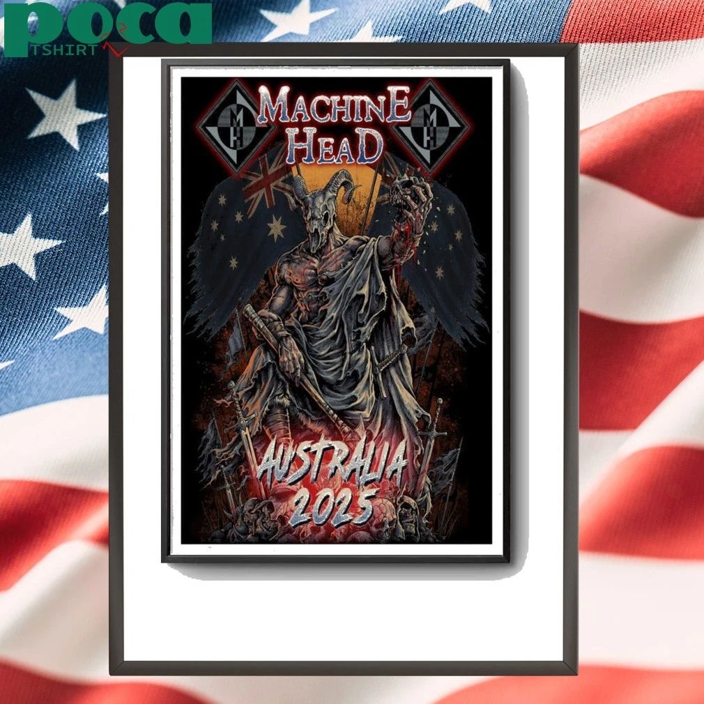 Fall Tour 2025 Machine Head Poster shirt