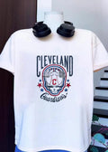 Cleveland Guardians Skull Baseball Laurel Wreath Stars Sport Fan T-Shirt