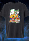 Kyle Busch #18 Rowdy M&M’s Legends Never Die 1985-2026 NASCAR Tribute Shirt