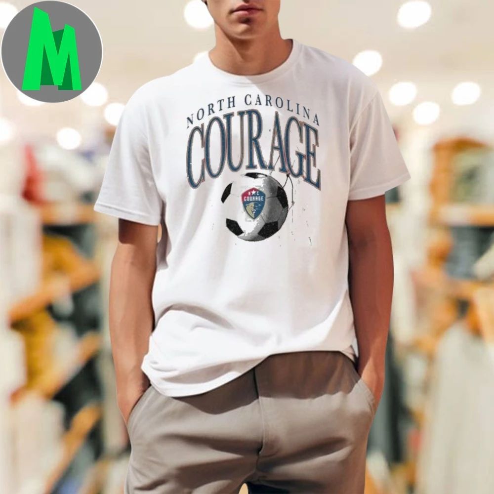 NWSL NC Courage Heavyweight Logo T-Shirt