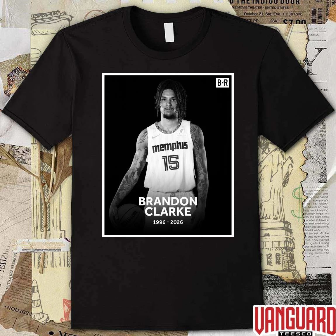 Brandon Clarke 1996 – 2026 Bleacher Report Poster t-shirt