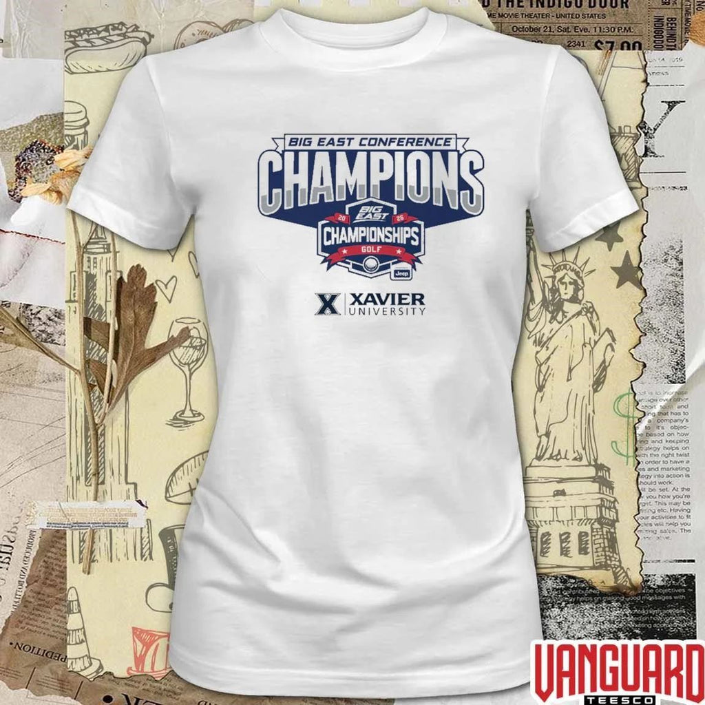 Xavier Men’s Golf 2026 Big East Conference Champions t-shirt