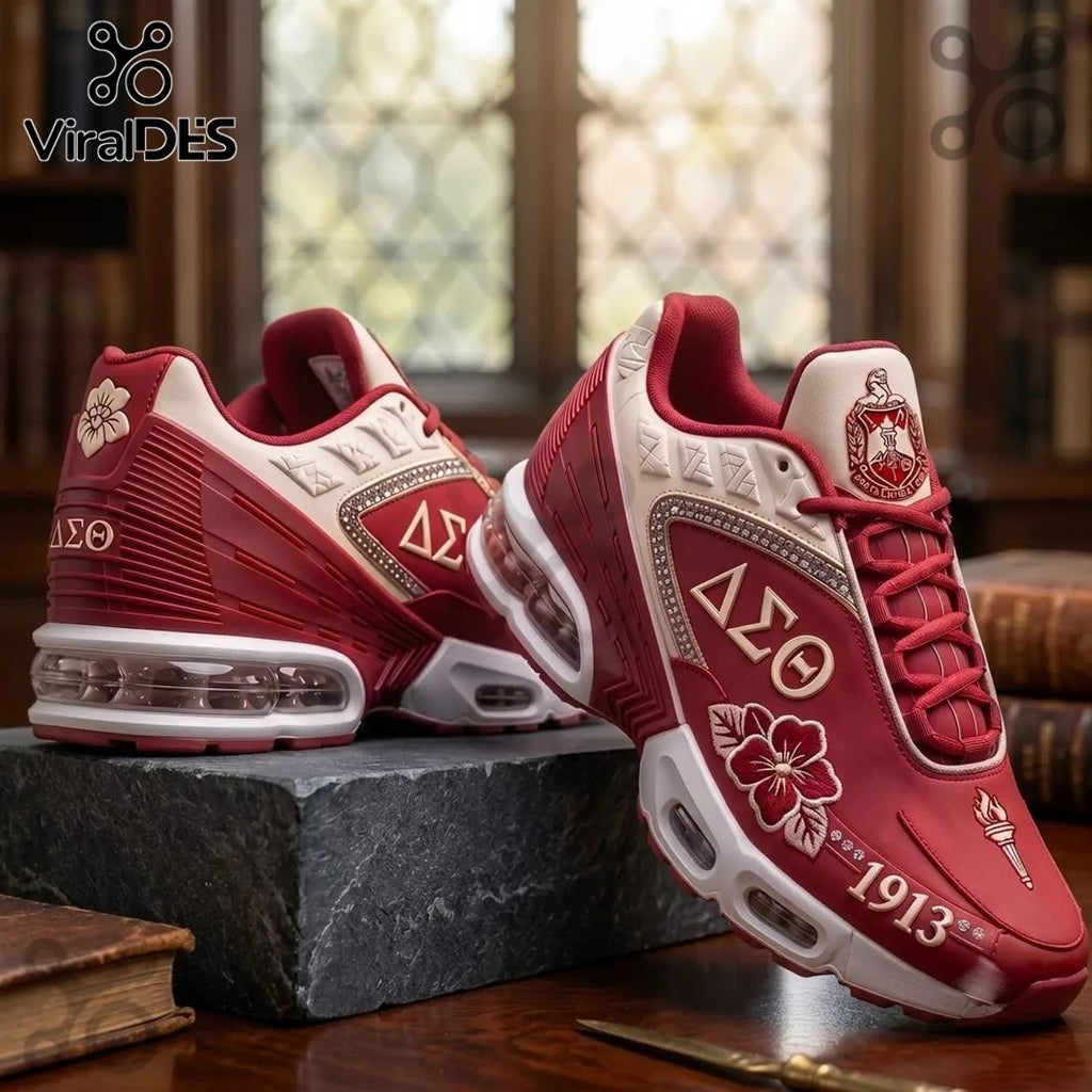 Delta Sigma Theta Red Edition Air Max Plus Sneakers