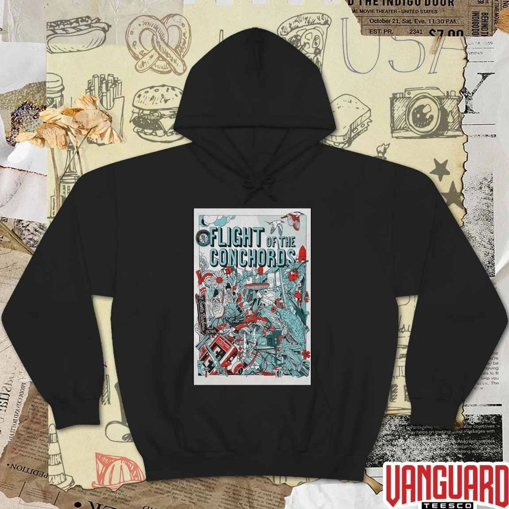 Flight Of The Conchords Santa Barbara Tour May 7 2026 Poster t-shirt
